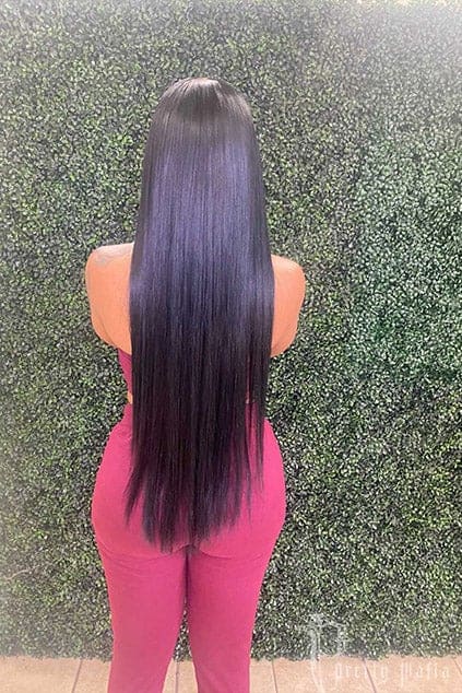 Buss Down Bone Straight Wig