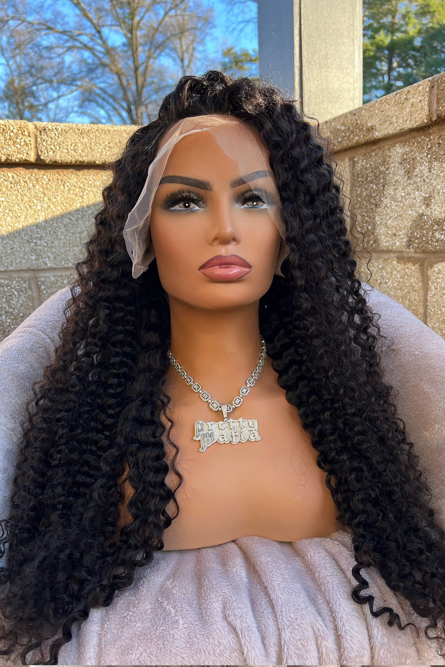 Kinky Curly 13*6 Frontal Wig - Wigs